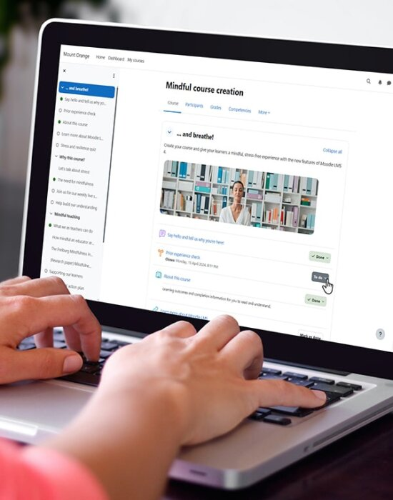 Interfaz moderna de CampusYa - Creación de cursos intuitiva